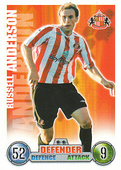 Russell Anderson Sunderland 2007/08 Topps Match Attax #262